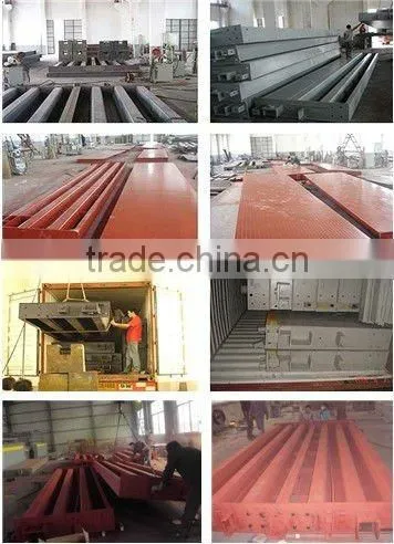 Steel Stracture Electronic vehicle Weighbridge With Printer/Hot Sell Export Movable Truck Scale/100 ton weightbridge
