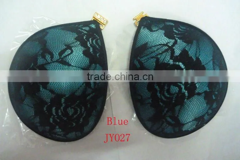 Super light fabric bra with glue with sexy lace cover/Sexy Invisiable strapless & backless cloth silicone bra
