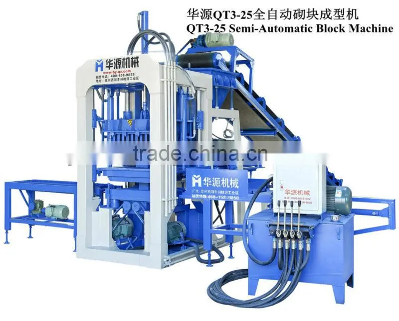 HY-QT3-25 Semi-automatic block making machine Block shaping machine