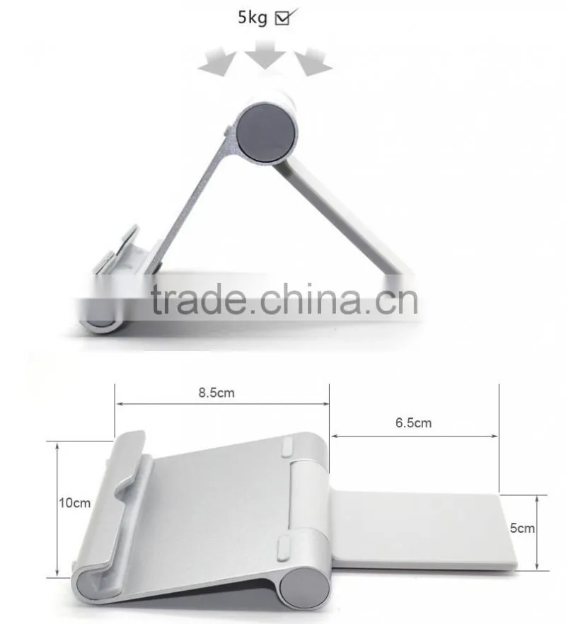 2 in 1 universal tablet aluminum metal stand holder for ipad and mobile phone