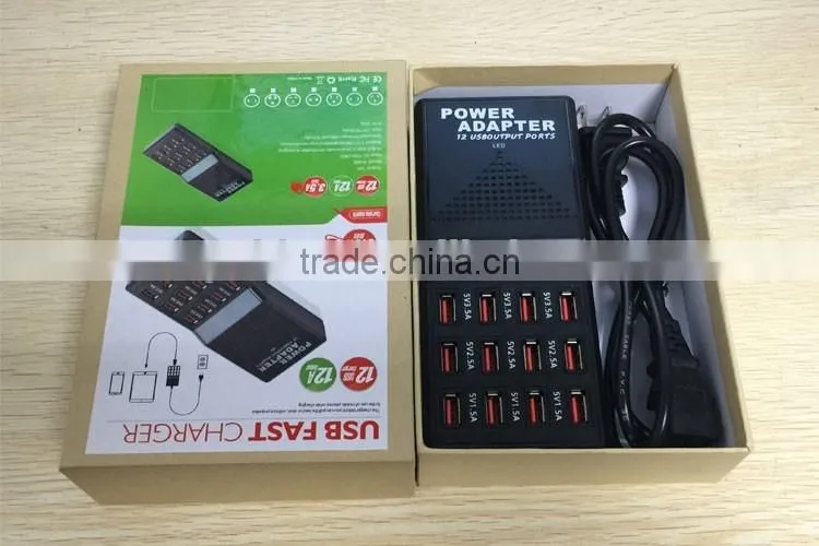 High Speed 12 Port USB Hub 2.0 for Charging,Multi-port charger for mobile phone and pad