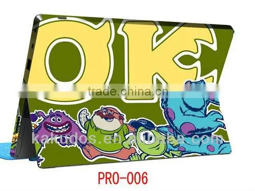 Custom color laptop protective Skin Sticker for Microsoft Surface Pro