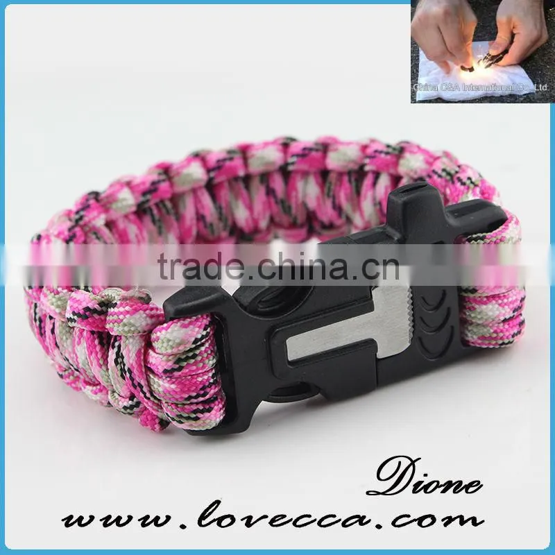 the newest high quality paracord bracelet wholesale paracord bracelet for girl weave style