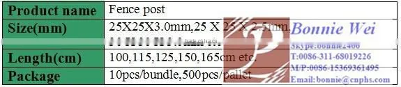 Heavy duty L post wholesale(factory & trader)