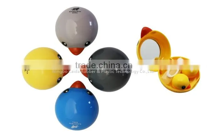 A-8087 sparkle yellow contact lens case wholesale price