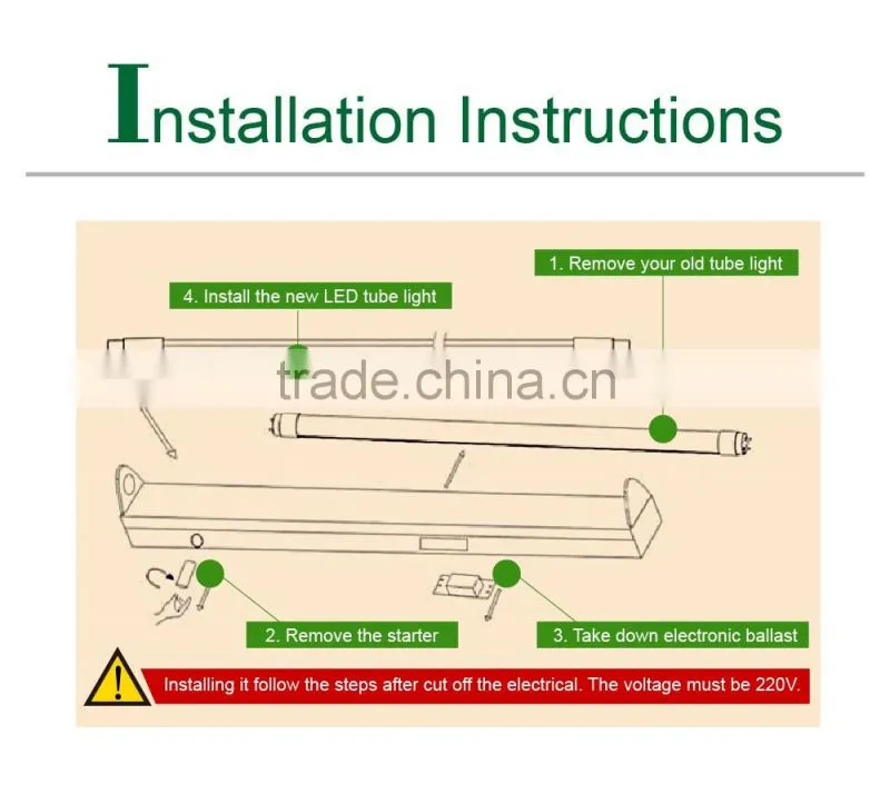 LED light u shaped t8 led tube 15w 20w 2ft ce rohs for house applicate