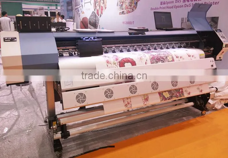 75inch width high speed industrial sublimation printing machine with dx5