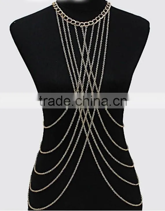 New alloy body chain body jewelry