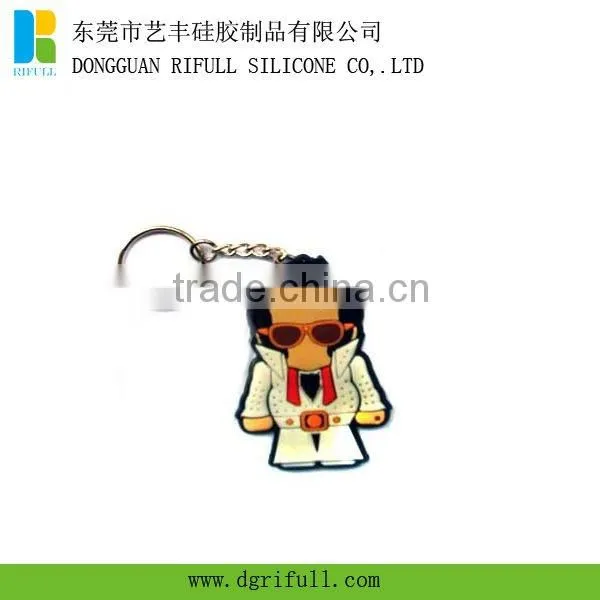 High quality silicone keyring
