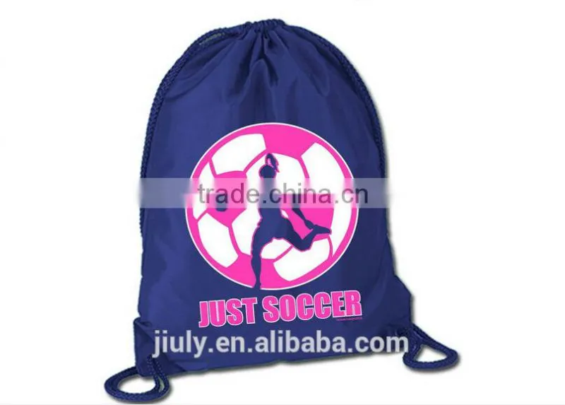 Soccer sport pack cinch sack soccer drawtring bag