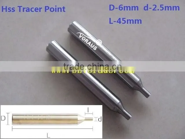 Hss Tracer Point D-6mm d-2.5mm L-45mm