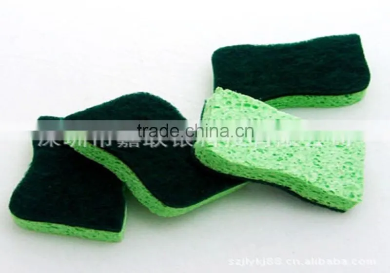 Magic Compressed Cellulose Sponge for Kitchen Cleaning