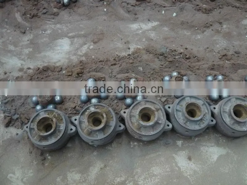 High Chrome Alloy Cast Grinding Ball with High Hardness Low Breakage for Mineral Processing