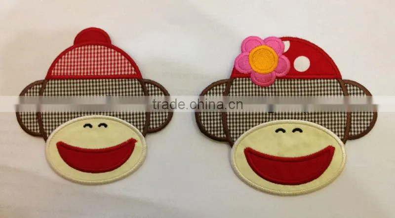 pretty applique embroidered patch