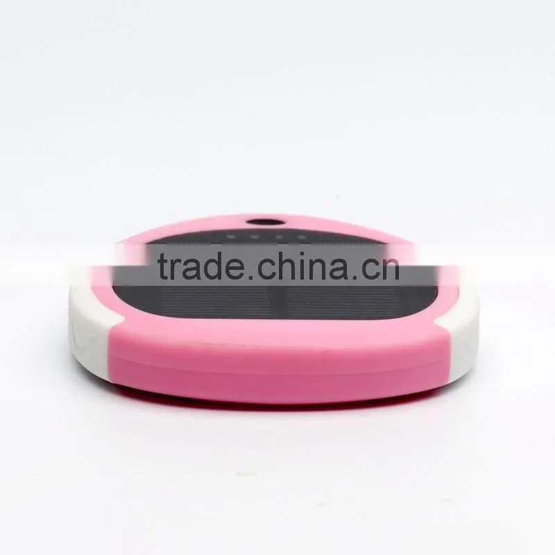 Wholesale gifts waterproof 3000mah rohs solar cell phone charger