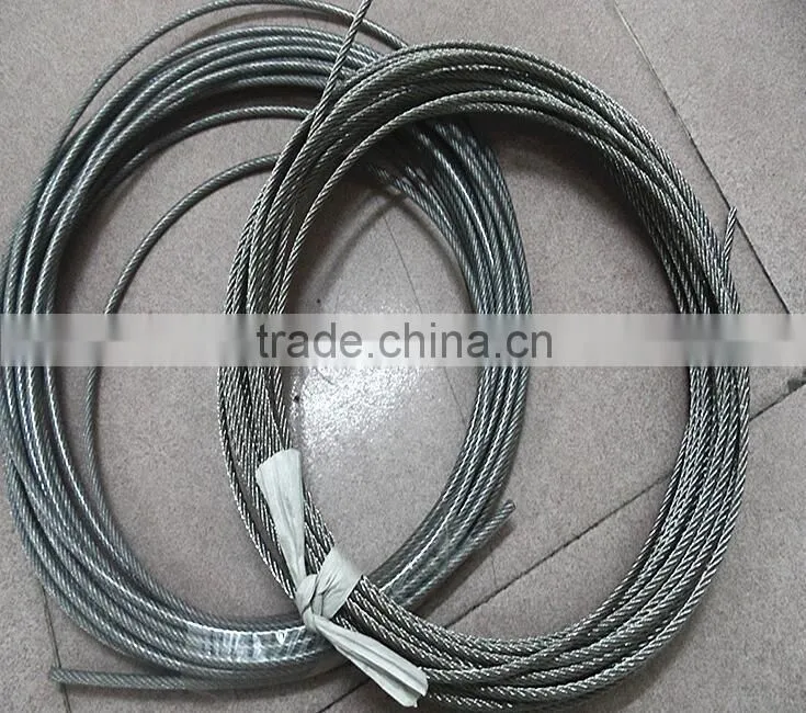 7X19 Steel Wire Rope for Control Cable