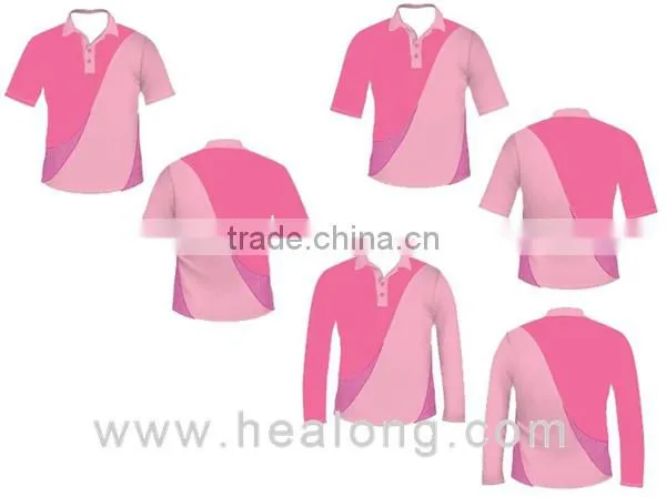 Long sleeves, middle-length sleeves cricket uniform