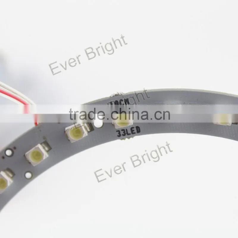 White 2pcs/set angel eye led 100mm 1210 33smd angel eyes lighting