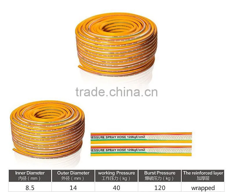 HR06-01-01 Agricultural Spray Hose Sink Sprayer Replacement Kit with Spray Head PVC Spray Hose