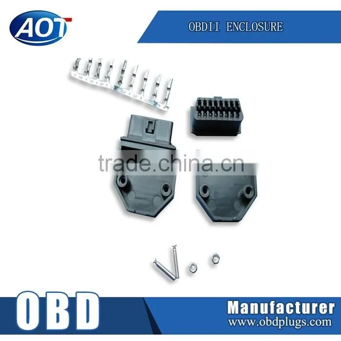 Wholesale Price White Plastic Material OBD2 Case for GPS Tracker