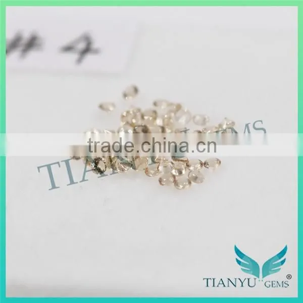 Cheap Gems for Jewelry Synthetic #4 Round Brilliant Cut Nano Sital Gemstones Wholesale Price