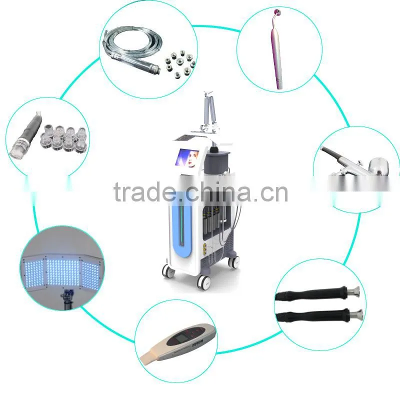Professional Skin Scrubber Oxygen Injection Oxygen Aqua Peel Microdermabrasion System/ Hydro care facials skin machine