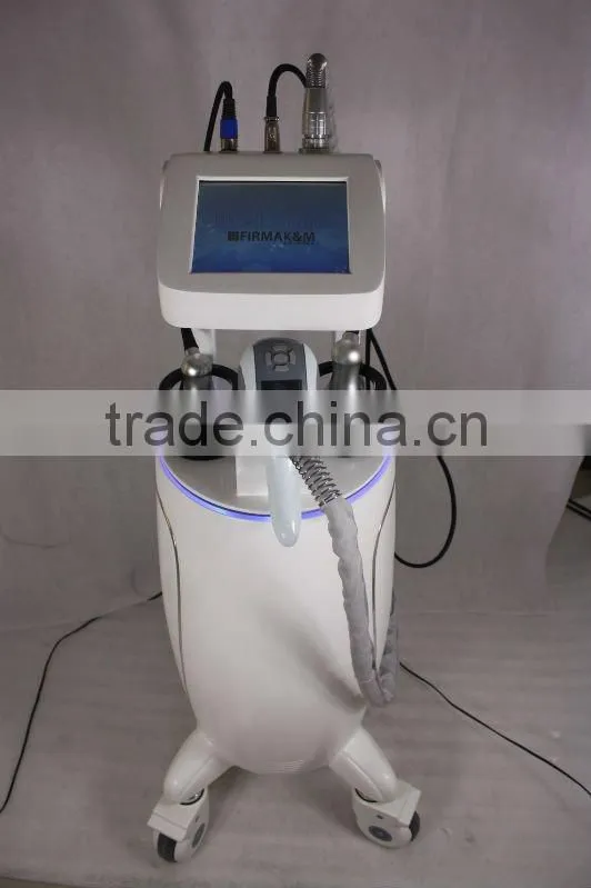 cavitation plus RF beauty equipment with motor roller for body slimming