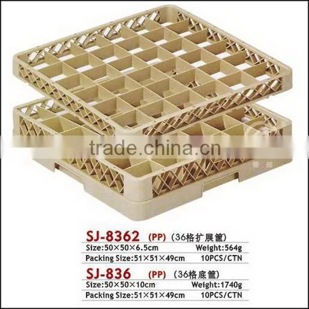 PP Glass Rack for hotel and restaurant using