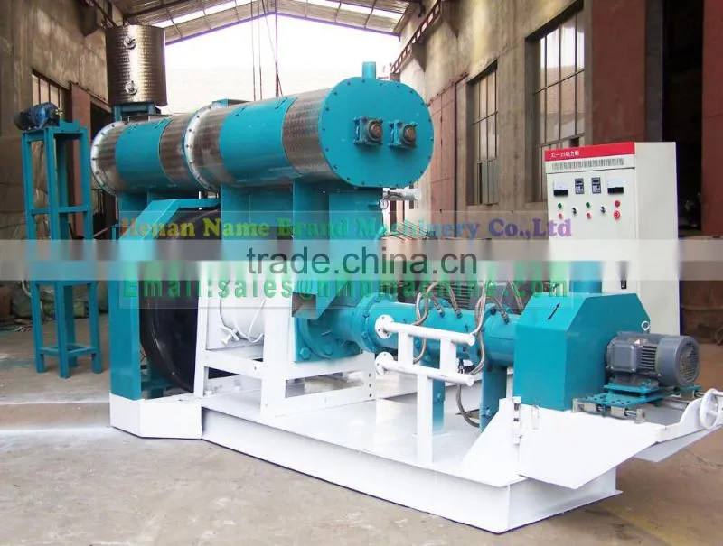 factory supply floating animal fish food feed pelleting making extruder machine