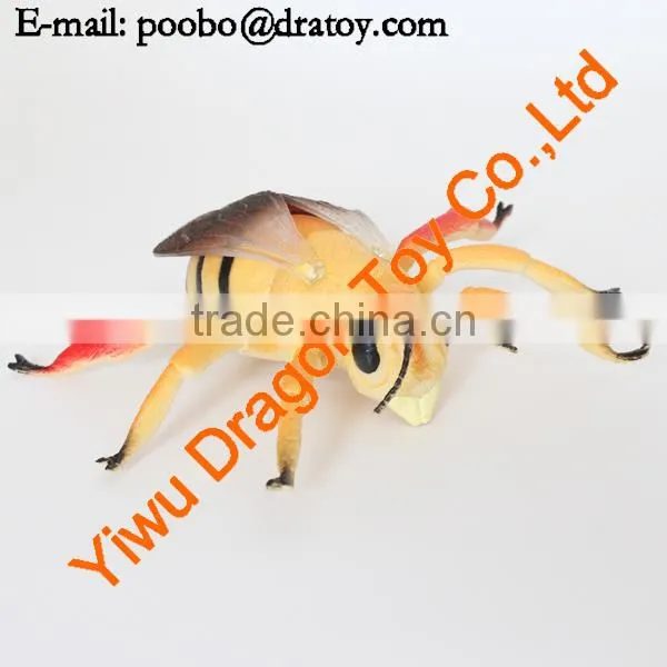 Plastic education toy bee figurines
