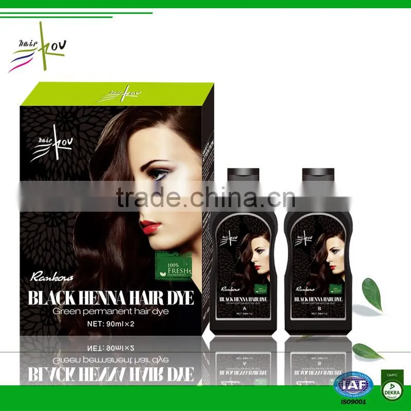 Henna Black hair shampoo natural Hair Colors black hair shampoo with good quality