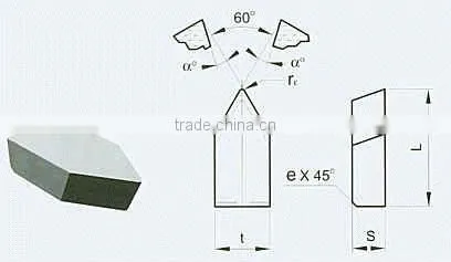carbide welding insert/tungsten carbide tipped tool/tungsten carbide brazing tip