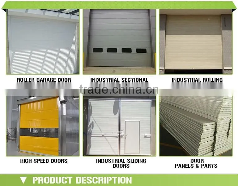 Manufactory Supply White Automatic Garage Door