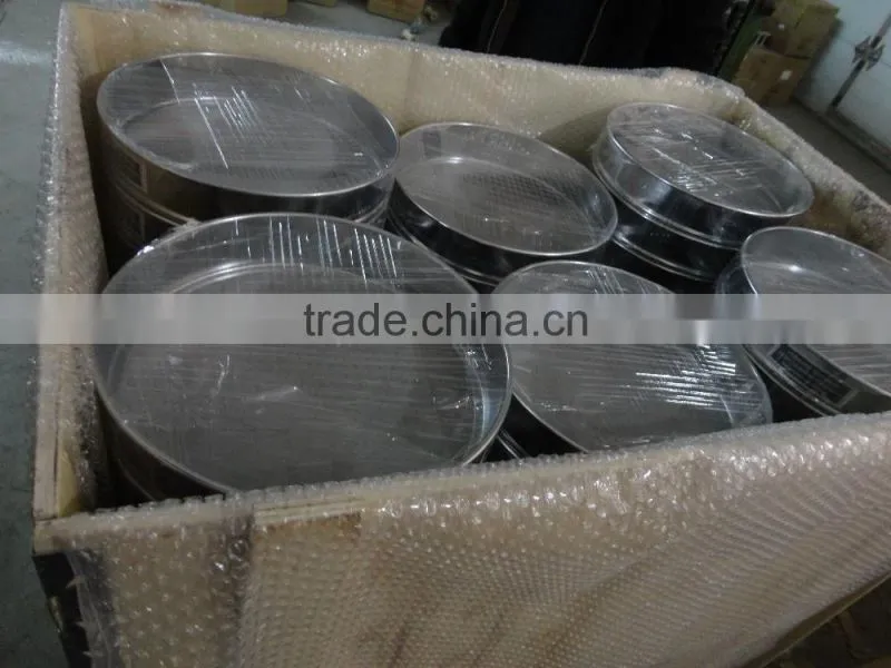 Dia.200mm stainless steel test sieve shaker analysis sifter woven mesh strainer