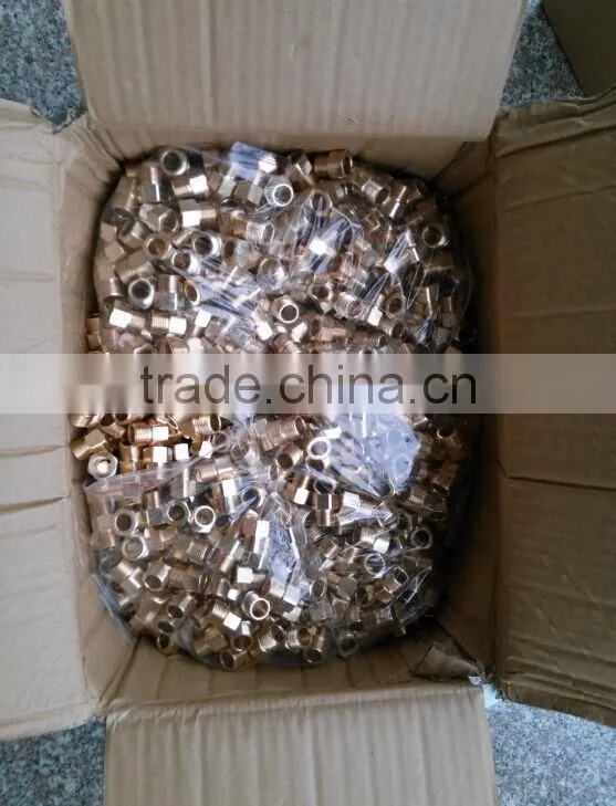 brass fitting & copper fitting High quality straight barbed brass hose fitting