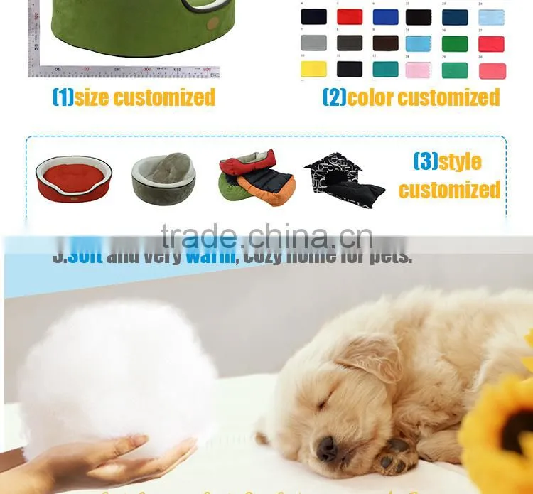 wholesale dog supplies private label soft cozy luxury china dog pet bed