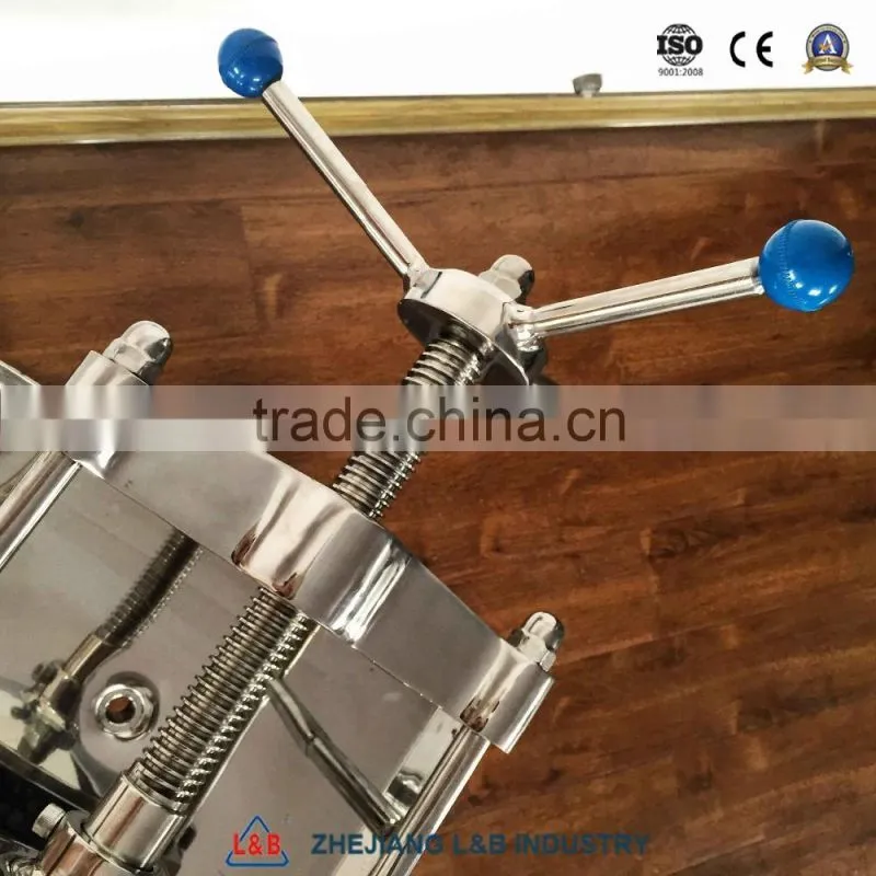 Stainless Steel Water Treatment Frame Filter Press Machine
