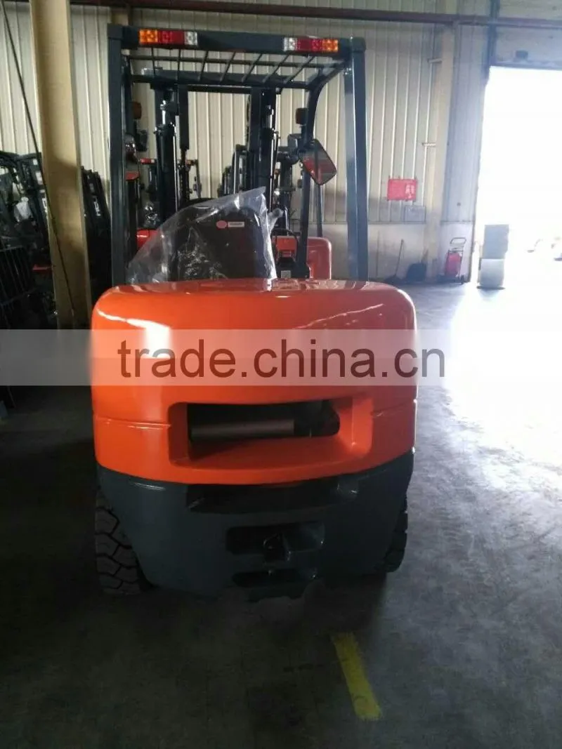China Top1 Forklift Brand 3500kg forklift with full free mast /3500kg diesel forklift for sale in shanghai china
