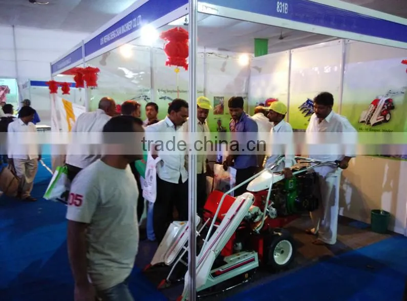 Home use mini reaper binder harvester