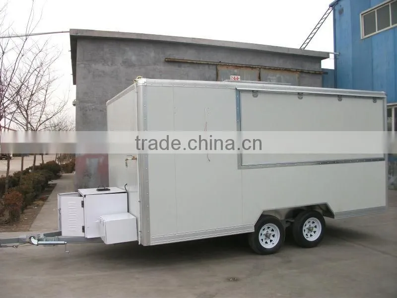 panel solar trailer lectrical operated delicious fast food vanfor sale