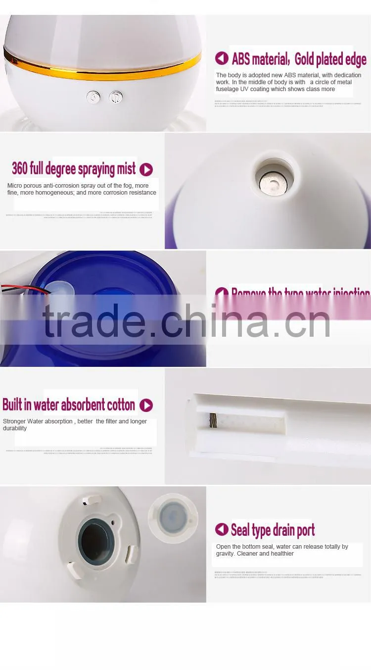 Creative water drop type air freshener ultrasonic humidifier