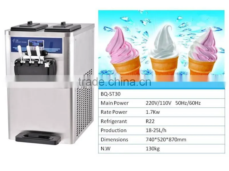 2016 commercial ice cream making machine,ice cream filling machine(BQ-S30)