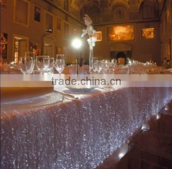 3D hotel high bar cocktail table cloth for wedding