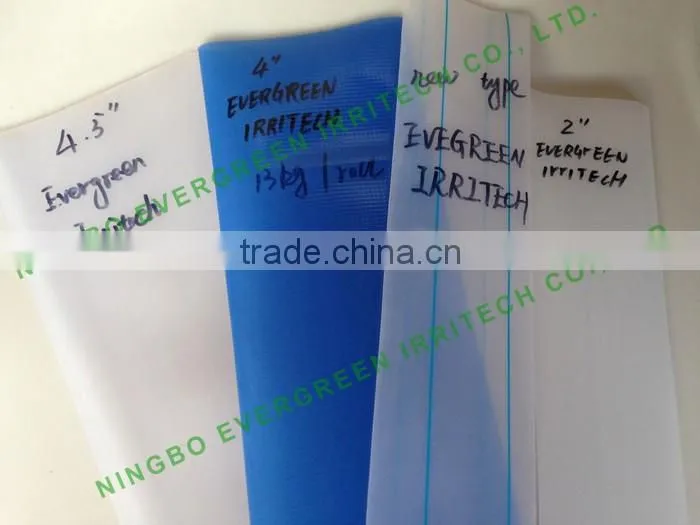 Irrigation water discharge hose pe lay flat hose