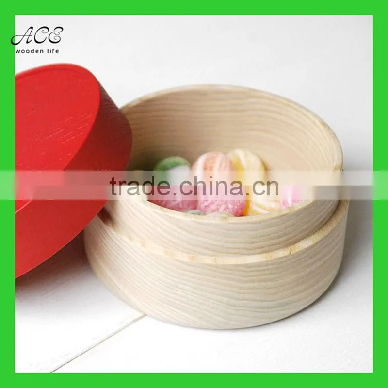 Kitchen decorative wooden spice container