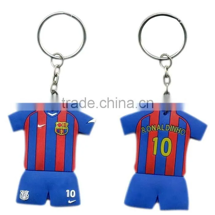 Advertising Logo Debossed pvc keychain