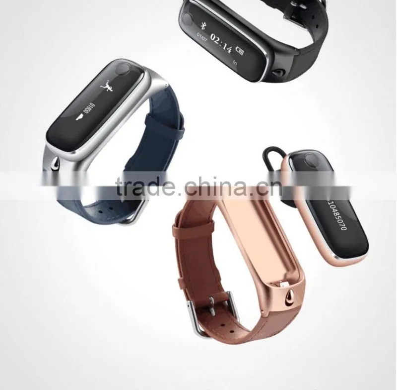 New OLED M6 Smart Watch Multi-functional Bluetooth Bracelet Combo Bracelet/Headset Fitness Health Monitoring Mobile Men Watch