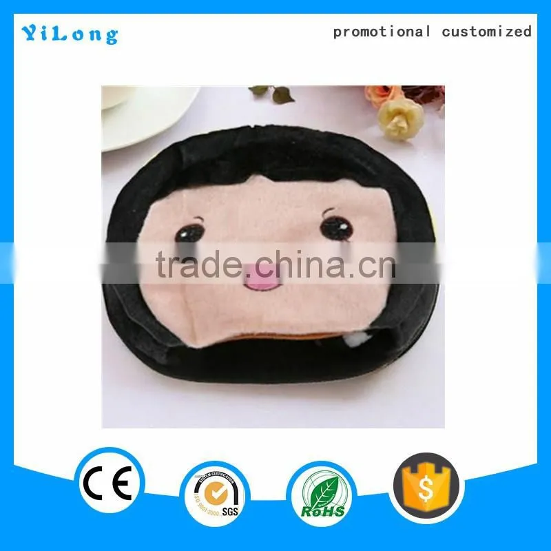 2016 Customize wholesale plush anime electric warms winter cute animal hand and foot plush Warmer Electric usb hand warmer