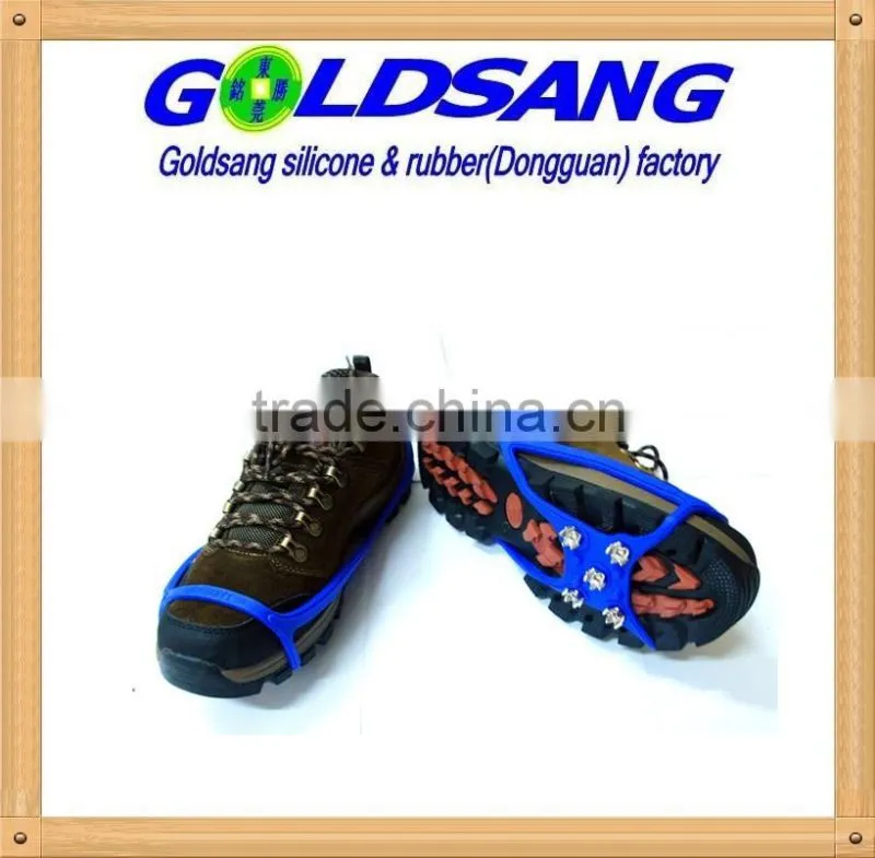 Round-shaped silicone crampon outdoor snow shoes cover