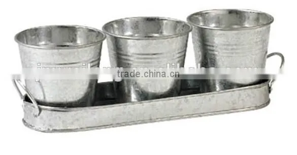 Home & garden flower plants metal square planter